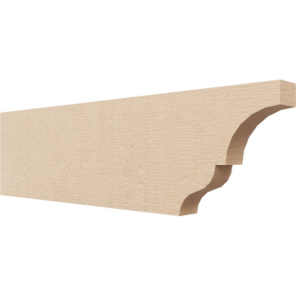 Ekena Millwork 2in. W x 8in. H x 28in. L Asheboro Woodgrain TimberThane Rafter Tail, Primed Tan RFTUR02X08X28ASHRCPR - main